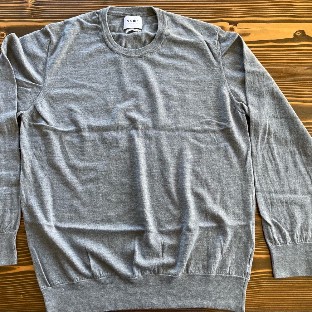 Nn07 Gray Crewneck Sweater for Men
